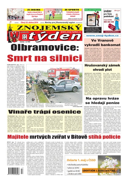 E-magazín Znojemský týden Znojemský týden 17/2014 - Znojemský týden