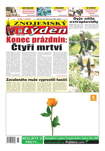 E-magazín Znojemský týden Znojemský týden č. 36 / 2014 - Znojemský týden