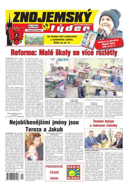 E-magazín Znojemský týden Znojemský týden 04/2020 - Znojemský týden