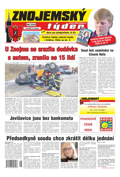 E-magazín Znojemský týden Znojemský týden 08/2020 - Znojemský týden