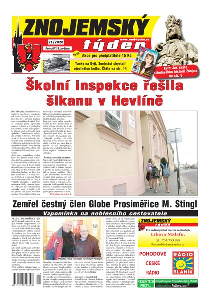 E-magazín Znojemský týden Znojemský týden 21/2020 - Znojemský týden