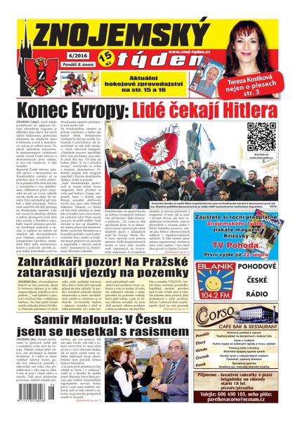 E-magazín Znojemský týden 6/2016 - Znojemský týden