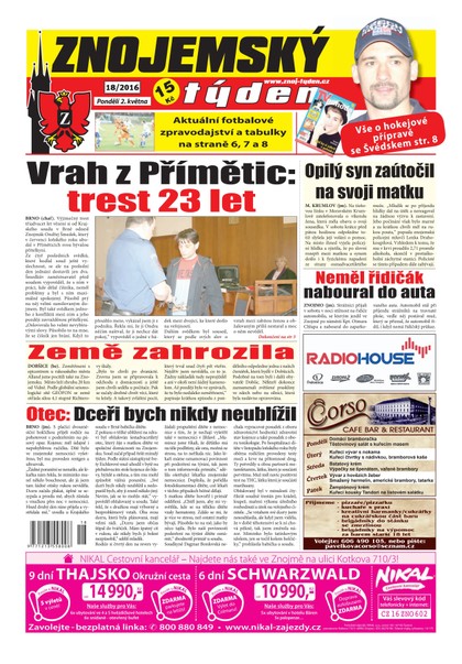 E-magazín Znojemský týden Znojemský týden č. 18 / 2016 - Znojemský týden