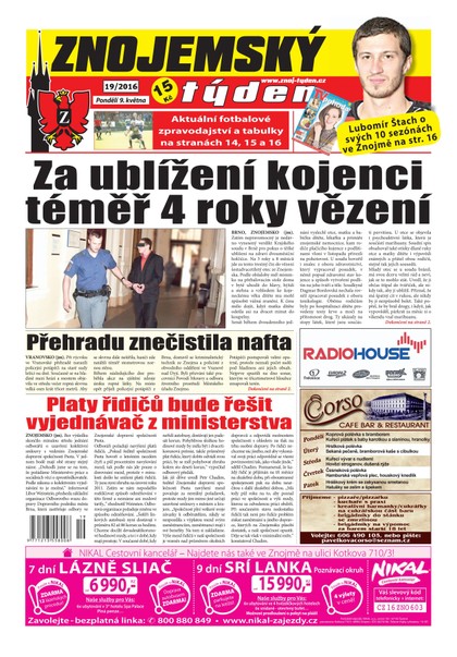 E-magazín Znojemský týden 19/2016 - Znojemský týden