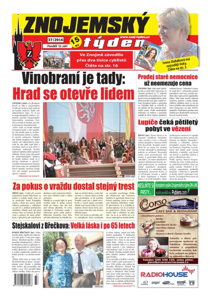 E-magazín Znojemský týden Znojemský týden 37/2016 - Znojemský týden