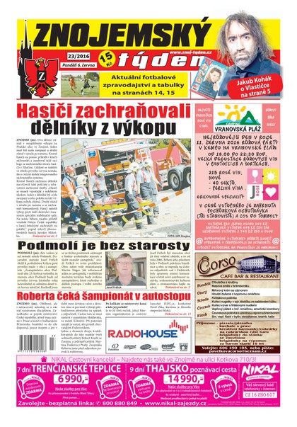 E-magazín Znojemský týden Znojemský týden č. 23/2016 - Znojemský týden