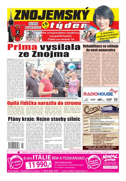 E-magazín Znojemský týden Znojemský týden č. 25 / 2016 - Znojemský týden