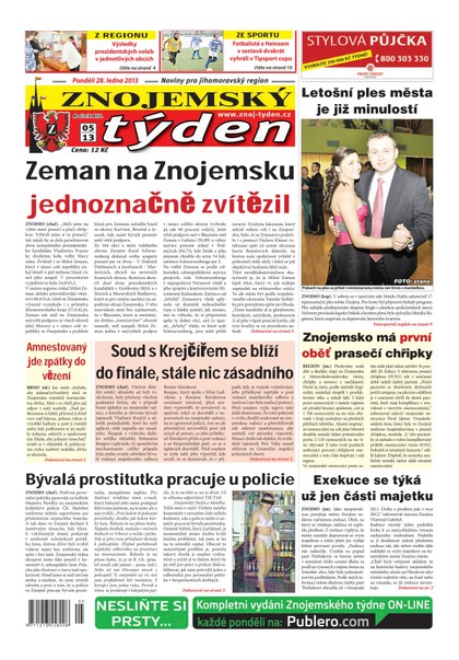 E-magazín Znojemský týden Znojemský týden 05 - 2013 - Znojemský týden