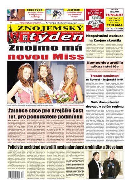 E-magazín Znojemský týden Znojemský týden 9 - 2013 - Znojemský týden