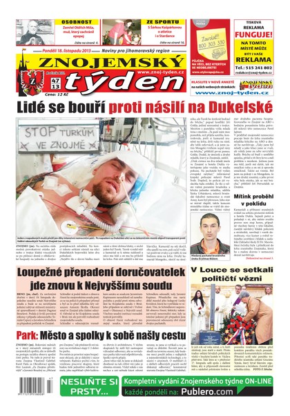 E-magazín Znojemský týden Znojemský týden 47 - 2013 - Znojemský týden