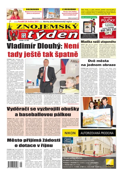 E-magazín Znojemský týden Znojemský týden 21 - 2013 - Znojemský týden