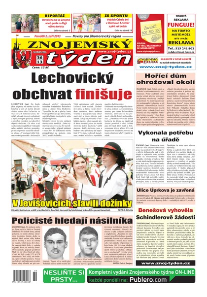 E-magazín Znojemský týden Znojemský týden 36 - 2013 - Znojemský týden