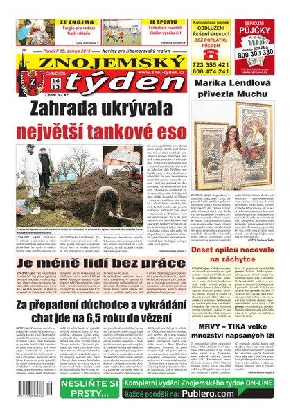 E-magazín Znojemský týden Znojemský týden 16 - Znojemský týden