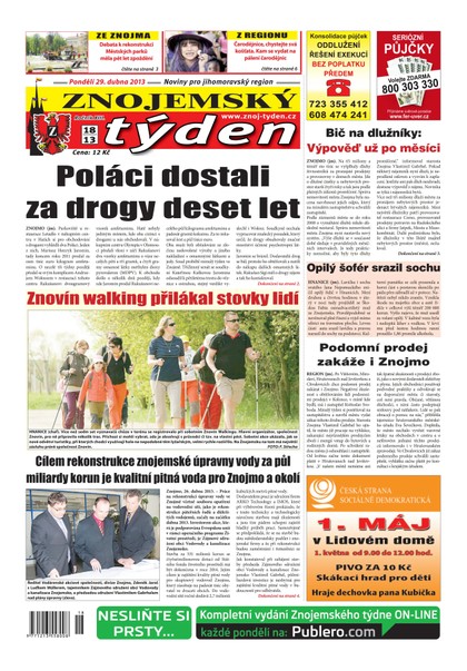 E-magazín Znojemský týden Znojemský týden 18 - 2013 - Znojemský týden