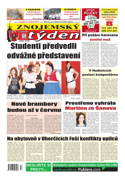 E-magazín Znojemský týden Znojemský týden 17 - 2013 - Znojemský týden