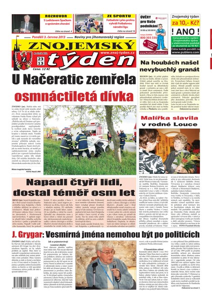 E-magazín Znojemský týden Znojemský týden 23 - Znojemský týden