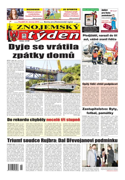 E-magazín Znojemský týden Znojemský týden 26 - 2013 - Znojemský týden