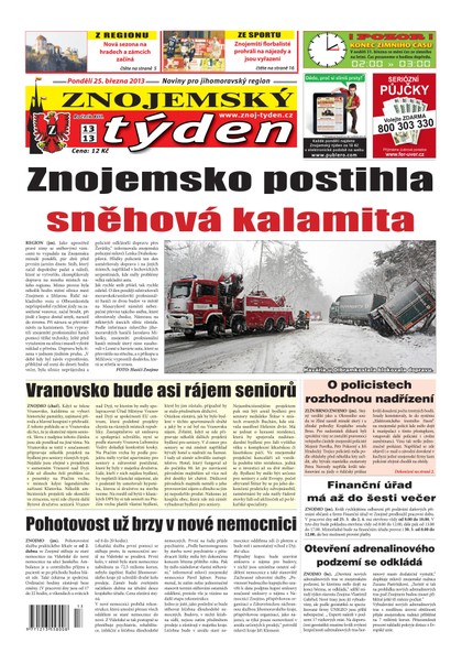 E-magazín Znojemský týden Znojemský týden 13 - 2013 - Znojemský týden