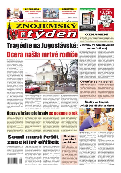 E-magazín Znojemský týden Znojemský týden 12 - 2013 - Znojemský týden