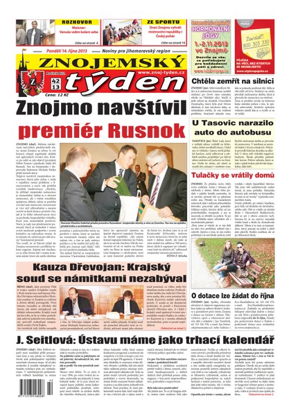 E-magazín Znojemský týden Znojemský týden 42 / 2013 - Znojemský týden