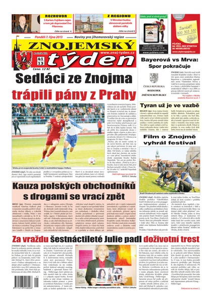 E-magazín Znojemský týden Znojemský týden 41 - 2013 - Znojemský týden