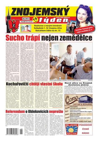 E-magazín Znojemský týden Znojemský týden 26/2017 - Znojemský týden