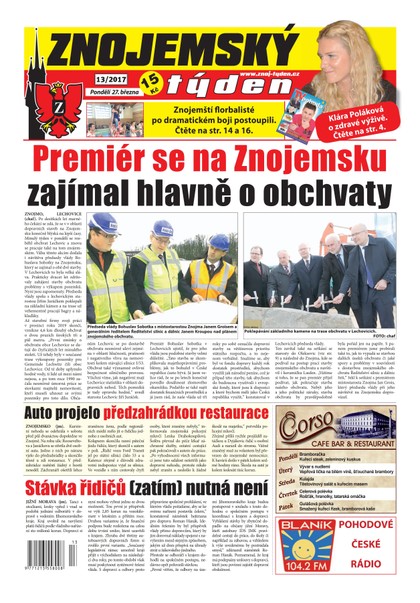 E-magazín Znojemský týden Znojemský týden 13/2017 - Znojemský týden