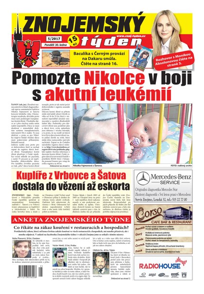 E-magazín Znojemský týden Znojemský týden 05/2017 - Znojemský týden