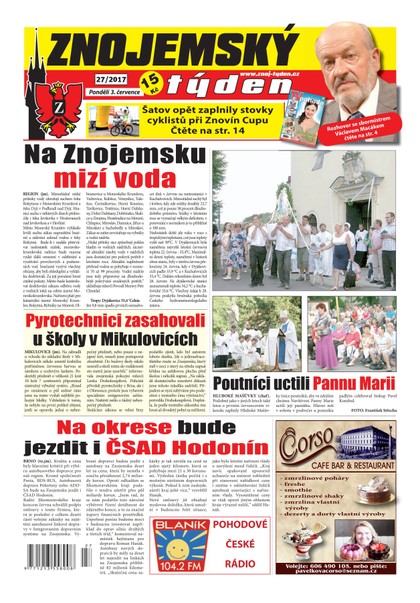 E-magazín Znojemský týden Znojemský týden 27/2017 - Znojemský týden