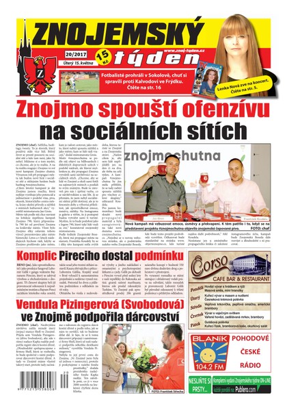 E-magazín Znojemský týden Znojemský týden 20/2017 - Znojemský týden