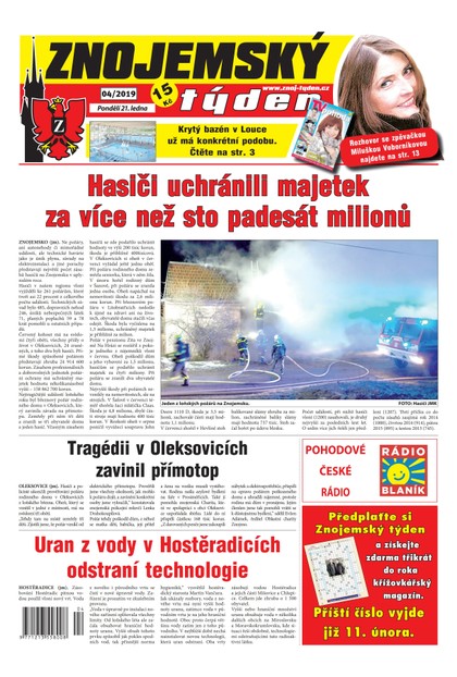 E-magazín Znojemský týden Znojemský týden 4/2019 - Znojemský týden