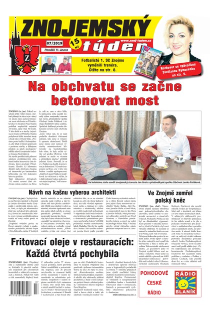 E-magazín Znojemský týden Znojemský týden 07/2019 - Znojemský týden