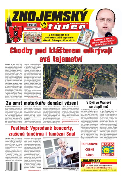 E-magazín Znojemský týden Znojemský týden 33/2019 - Znojemský týden