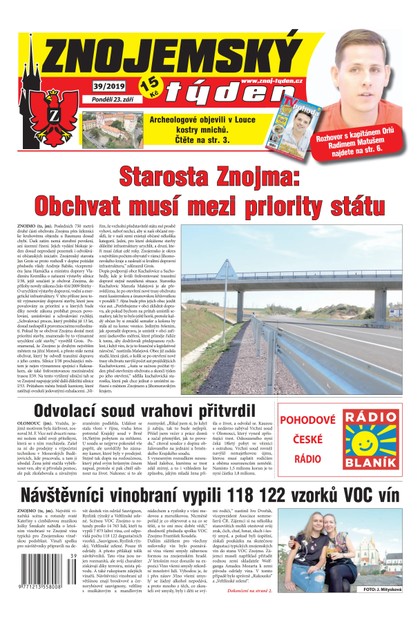 E-magazín Znojemský týden Znojemský týden 39/2019 - Znojemský týden