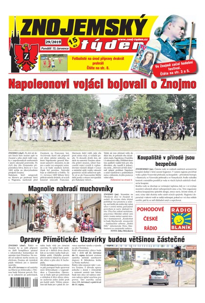 E-magazín Znojemský týden Znojemský týden 29/2019 - Znojemský týden