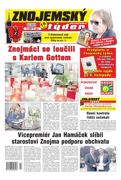 E-magazín Znojemský týden Znojemský týden 42/2019 - Znojemský týden