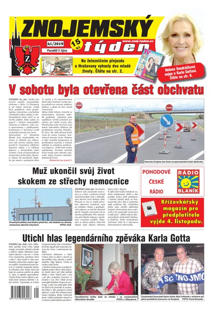 E-magazín Znojemský týden Znojemský týden 41/2019 - Znojemský týden