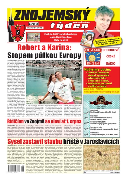 E-magazín Znojemský týden Znojemský týden 26/2018 - Znojemský týden