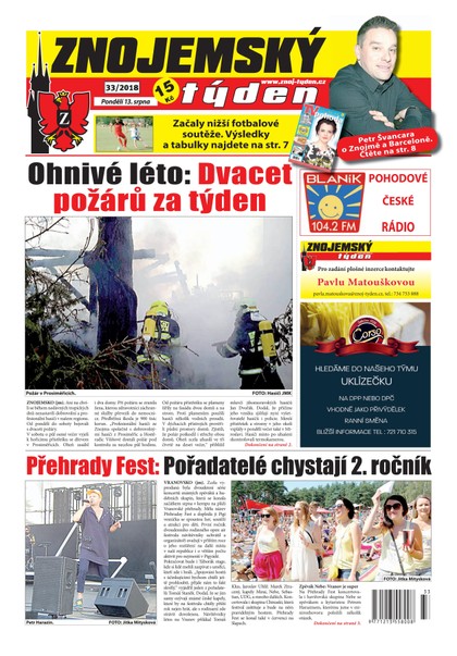 E-magazín Znojemský týden Znojemský týden 33/2018 - Znojemský týden