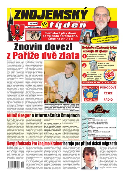 E-magazín Znojemský týden Znojemský týden 11/2018 - Znojemský týden