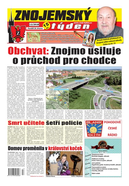 E-magazín Znojemský týden Znojemský týden 13/2018 - Znojemský týden