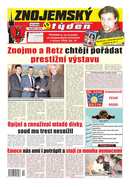 E-magazín Znojemský týden Znojemský týden 10/2018 - Znojemský týden