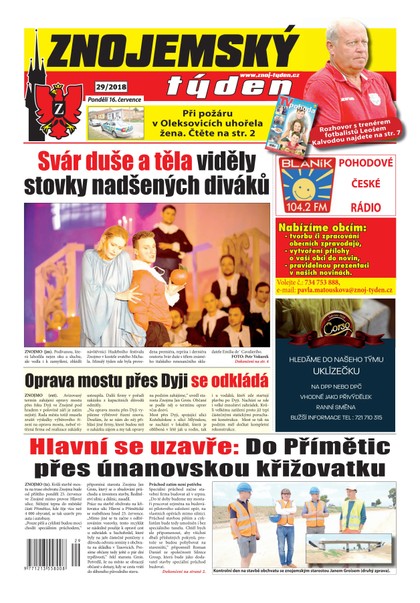 E-magazín Znojemský týden Znojemský týden 29/2018 - Znojemský týden