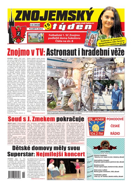 E-magazín Znojemský týden Znojemský týden 15/2018 - Znojemský týden