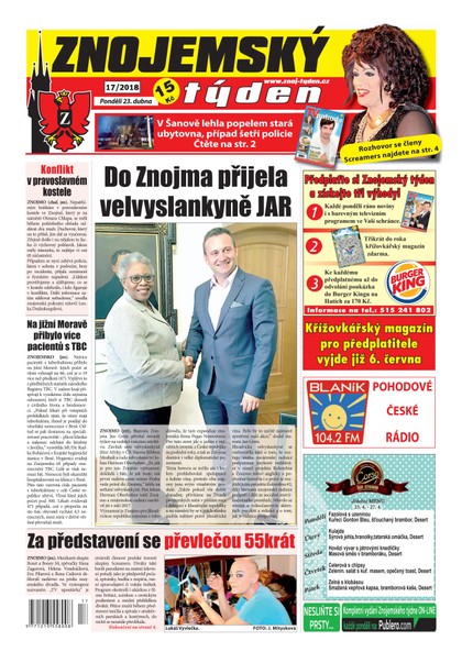 E-magazín Znojemský týden Znojemský týden 17/2018 - Znojemský týden