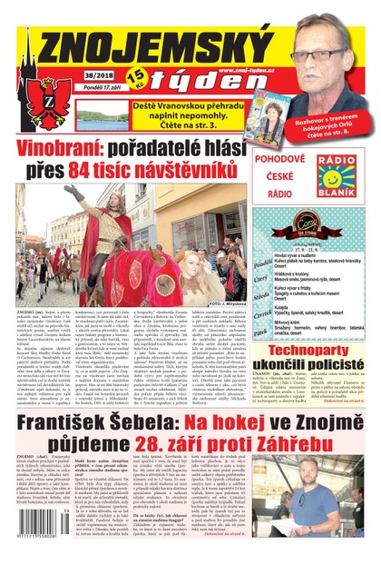 E-magazín Znojemský týden Znojemský týden 38/2018 - Znojemský týden