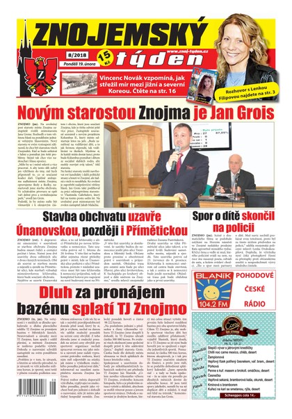 E-magazín Znojemský týden Znojemský týden 08/2018 - Znojemský týden