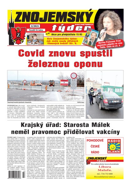 E-magazín Znojemský týden Znojemský týden 3/2021 - Znojemský týden