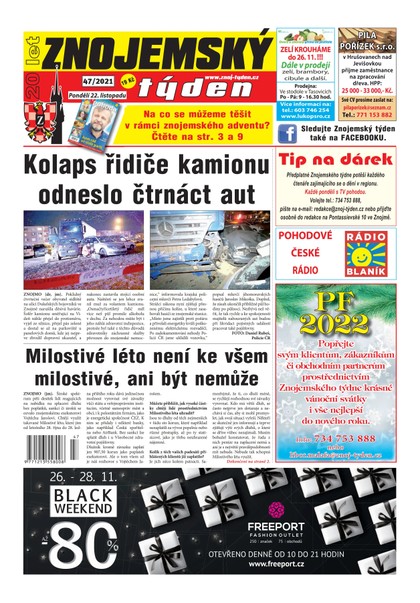 E-magazín Znojemský týden Znojemský týden 47/2021 - Znojemský týden