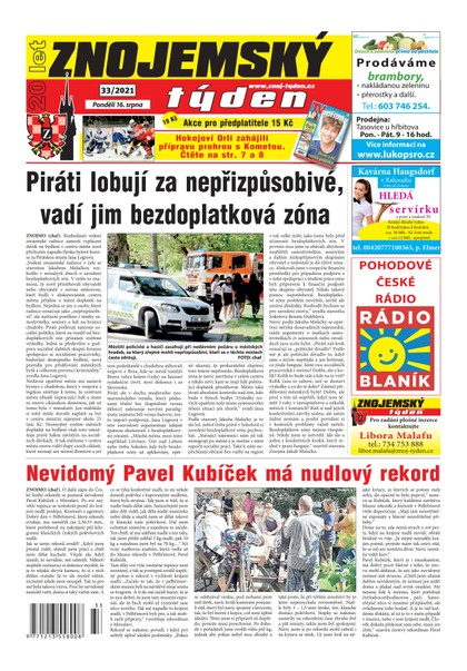 E-magazín Znojemský týden Znojemský týden 33/2021 - Znojemský týden